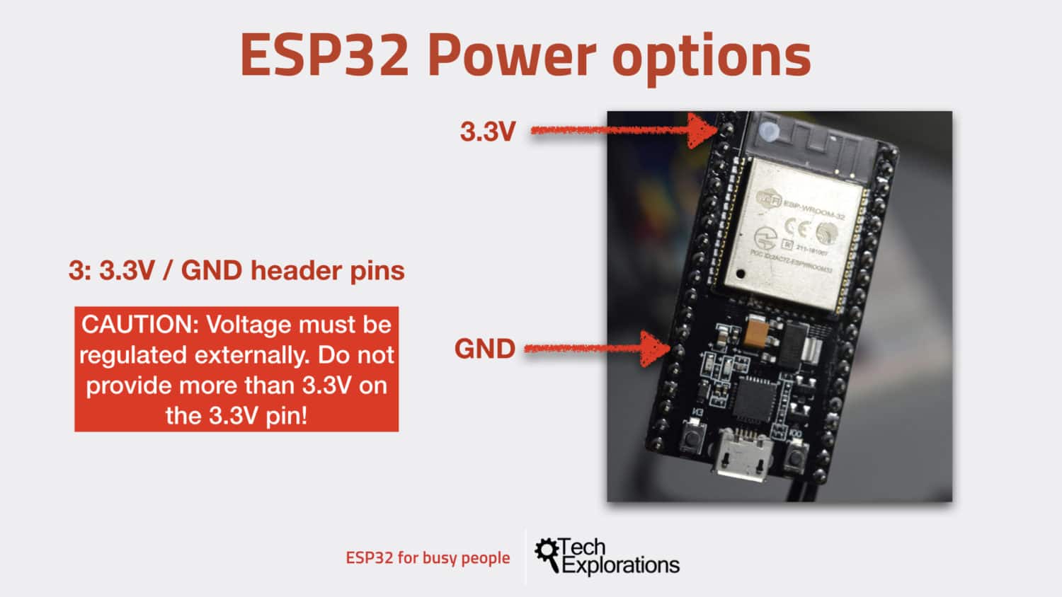 How To Power Your ESP32 Development Kit Options