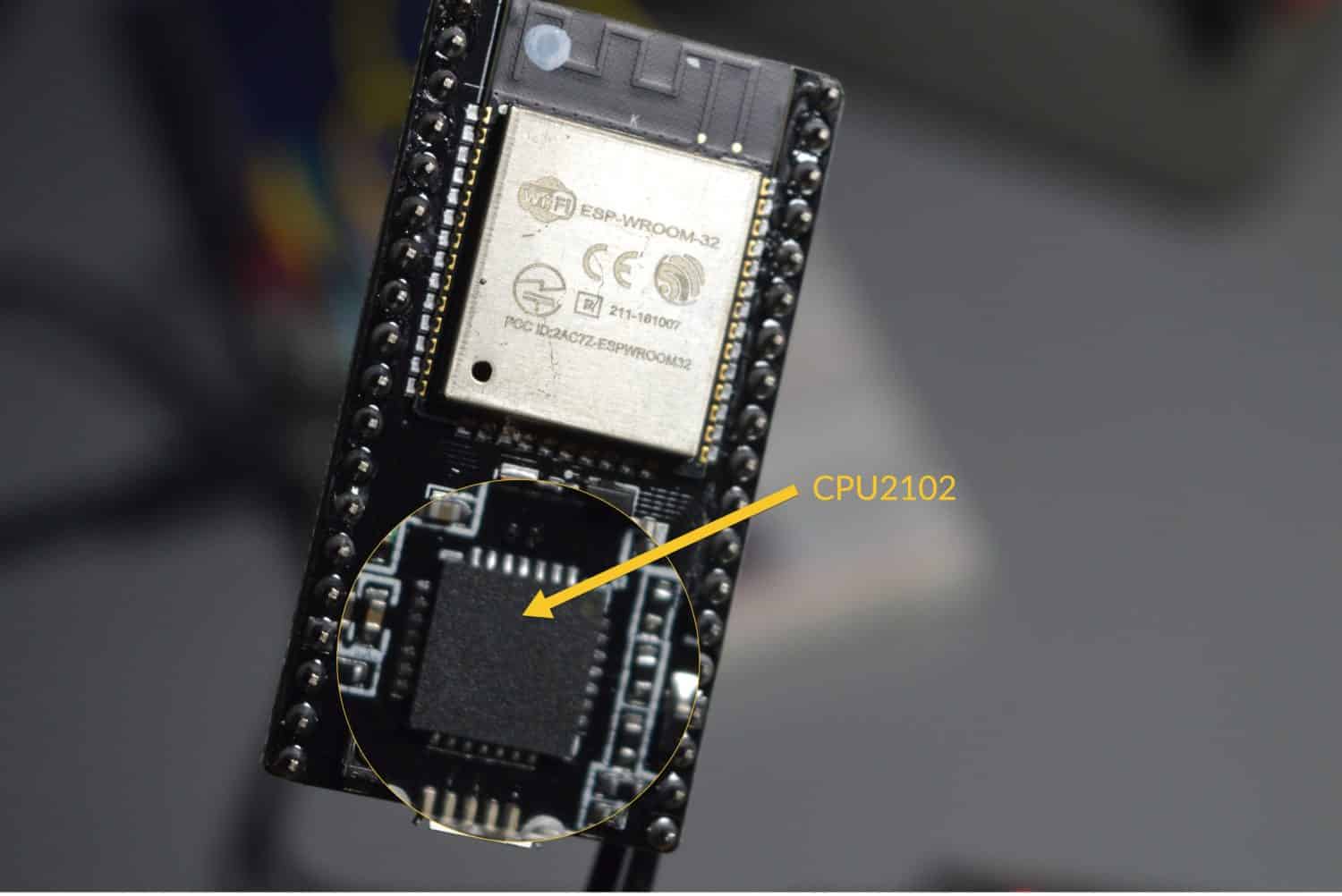 How to install the drivers for the USB bridge chip for the ESP32