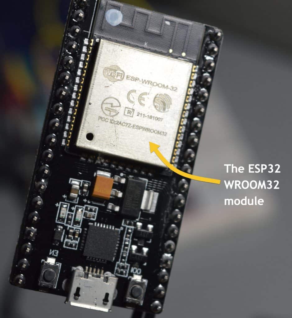 The ESP32 module, a close look at the brain of your dev kit