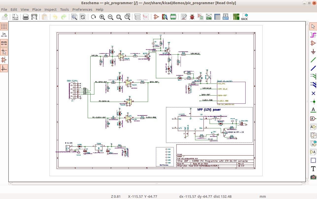 Schematic editor