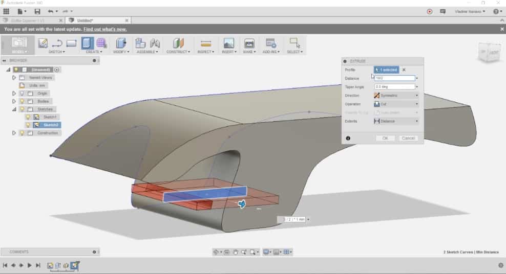 fusion 360 printer