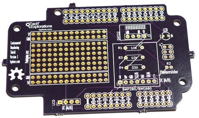 The silkscreen information on this board improve its usability.