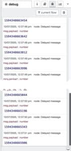 Node-RED the "delay" node - Tech Explorations