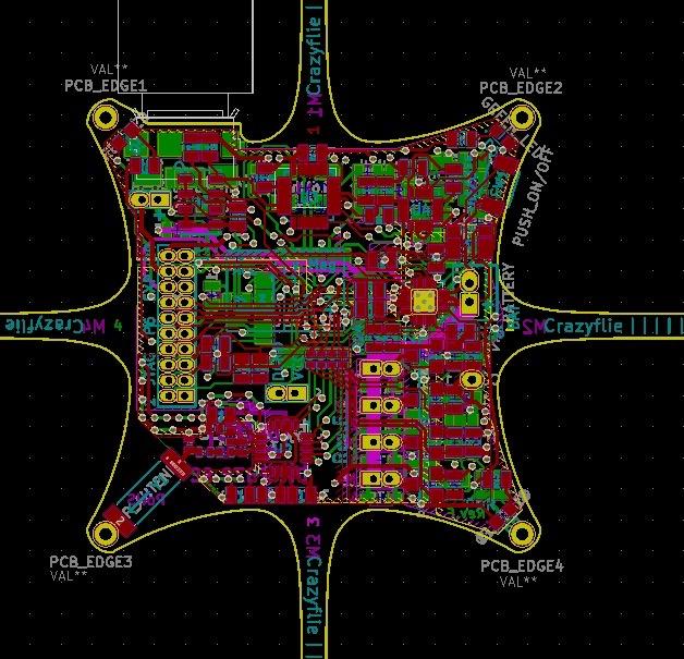 Figure 1.5.12: Featured board 'Made with KiCad': Crazyflie.
