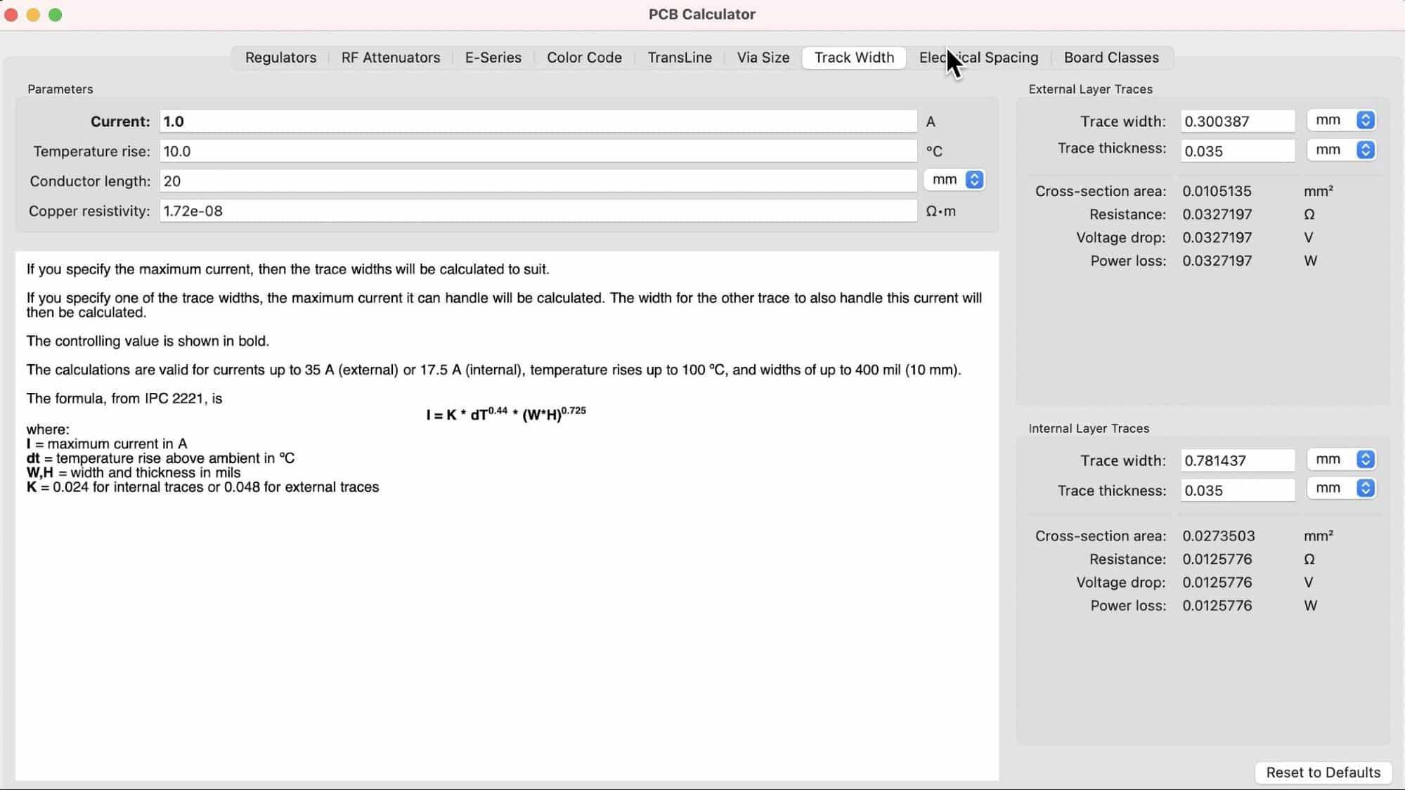 Figure 2.3.8: The Calculator Tools.